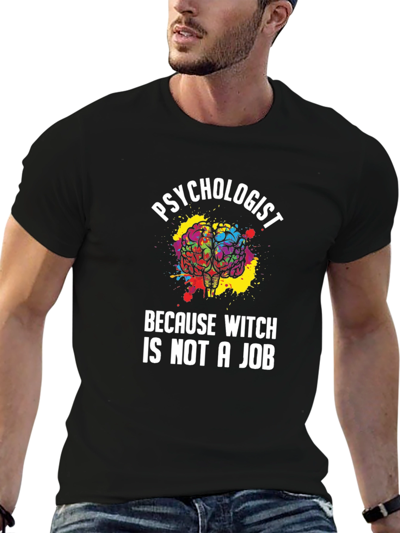 Psychologist T-Shirt Funny Witch Job Gift