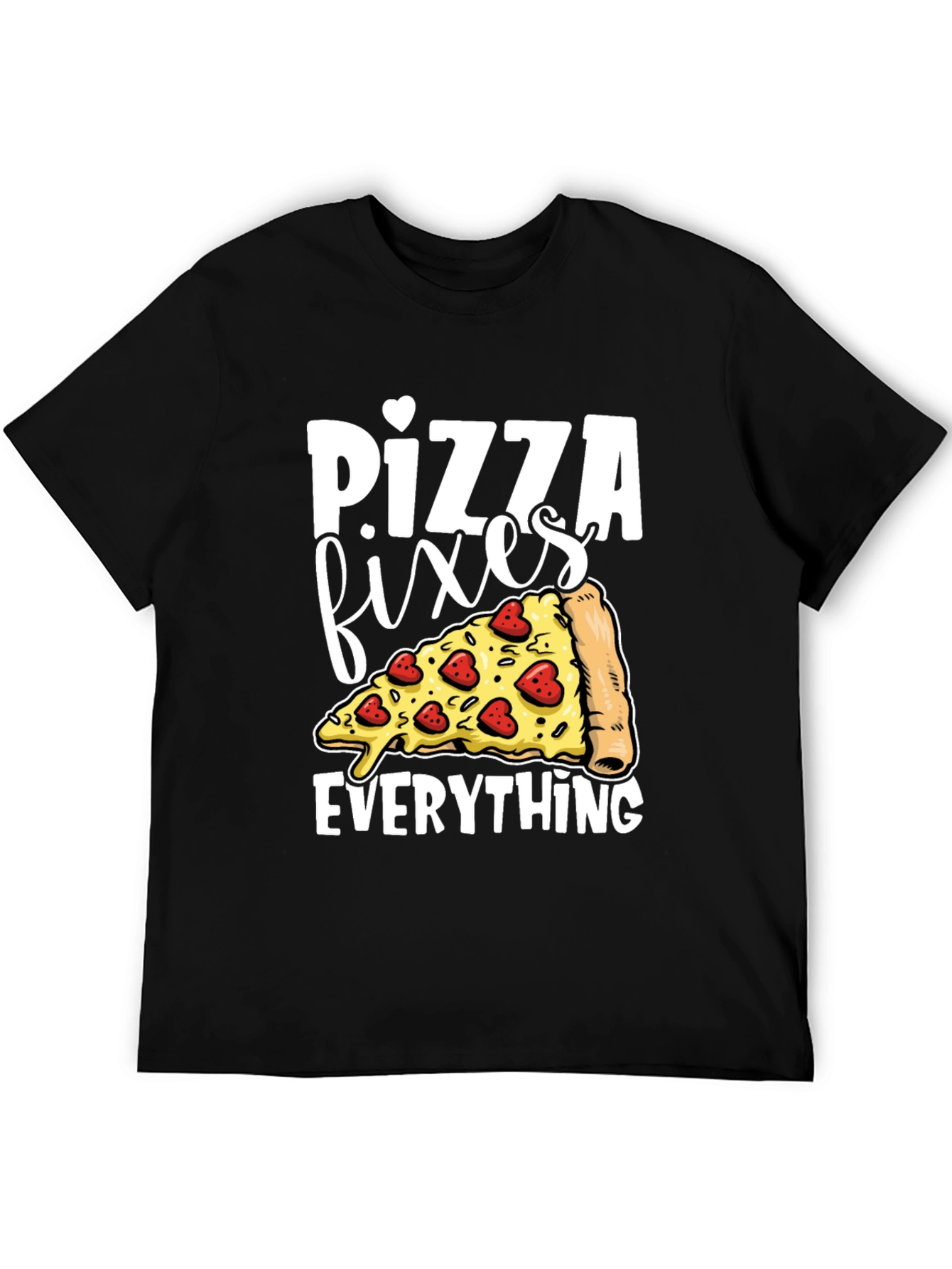 Pizza Fixes Everything Graphic Tee