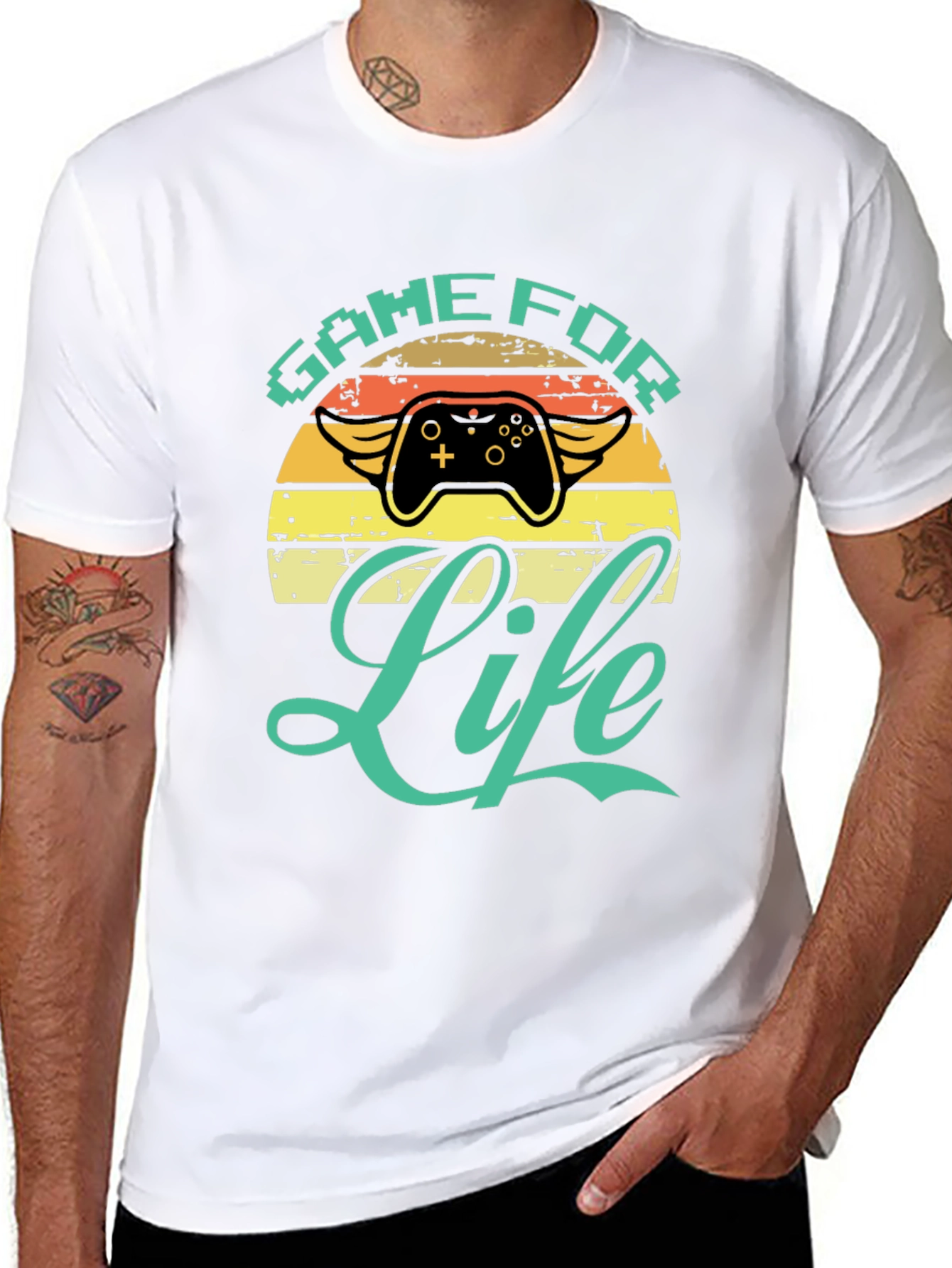 Game For Life T-Shirt - Gamer Style