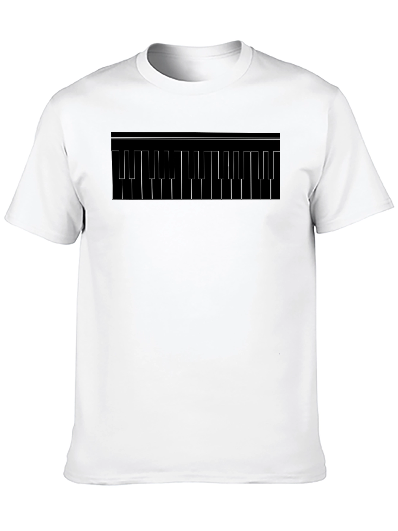 Keyboard Keys Graphic Tee - Black