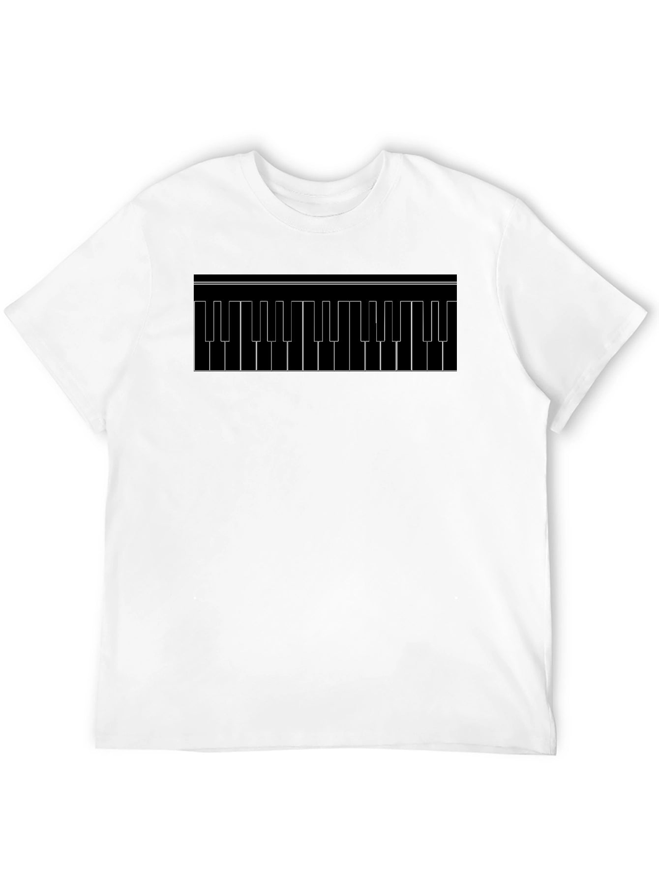 Keyboard Keys Graphic Tee - Black