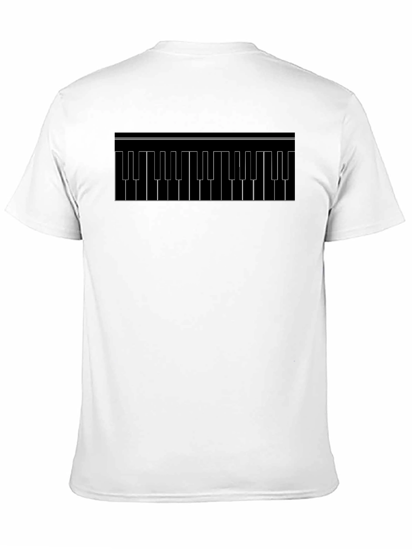 Keyboard Keys Graphic Tee - Black