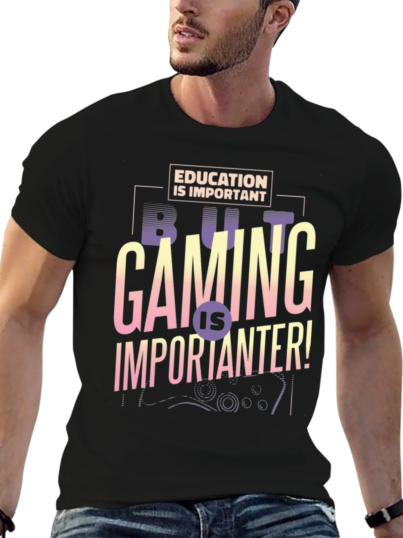 Gaming is Importanter T-Shirt - Gamer Gift