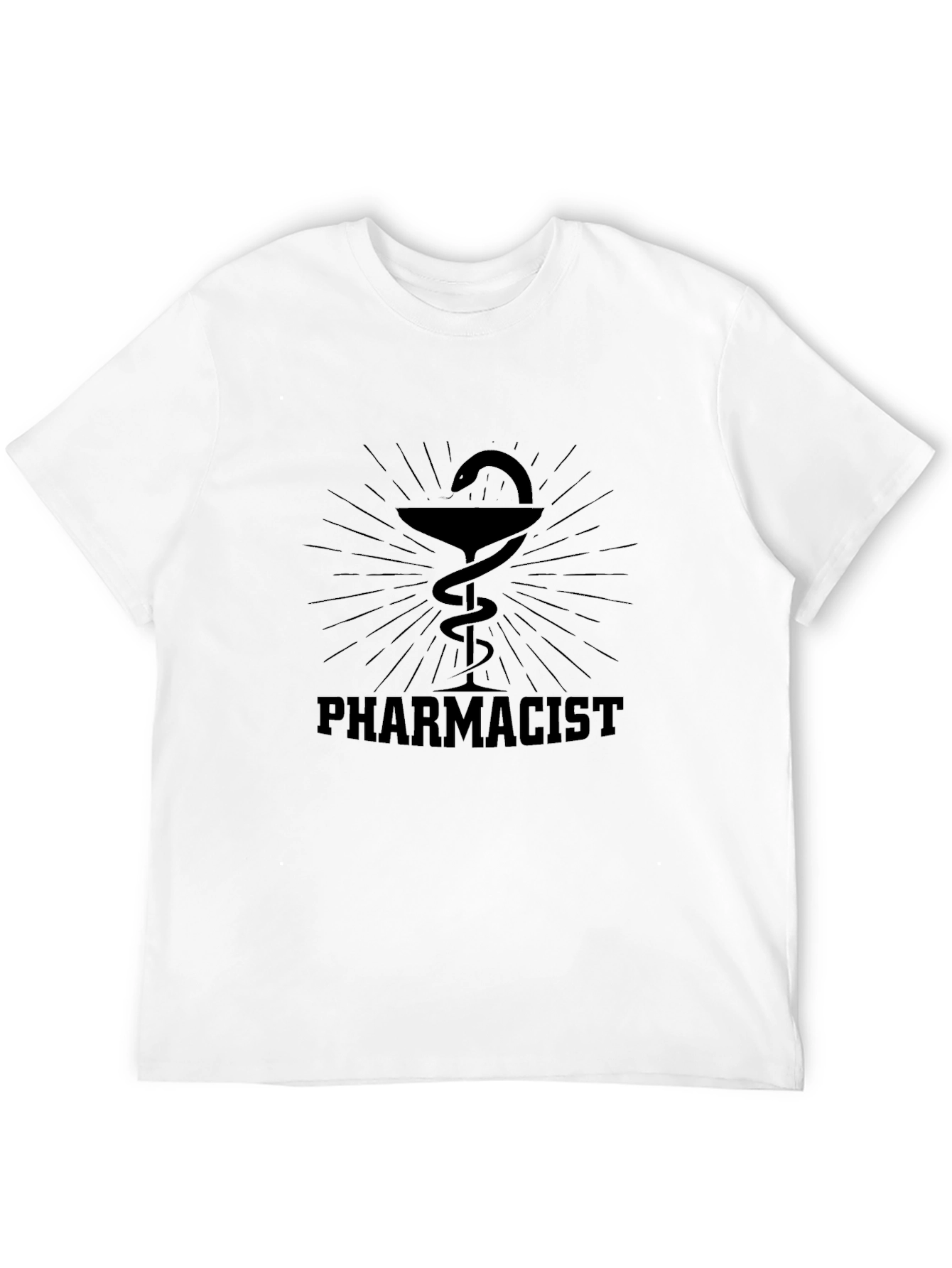 Pharmacist T-Shirt - Caduceus Symbol Design