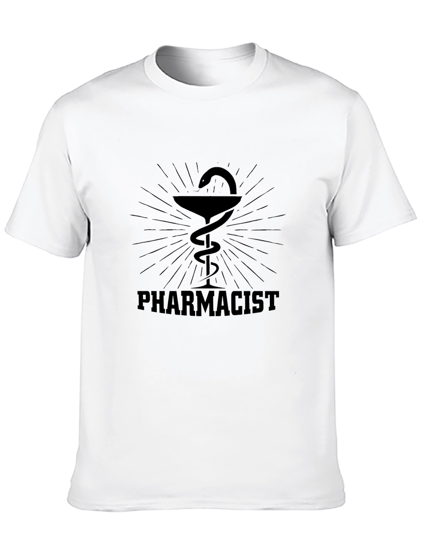 Pharmacist T-Shirt - Caduceus Symbol Design