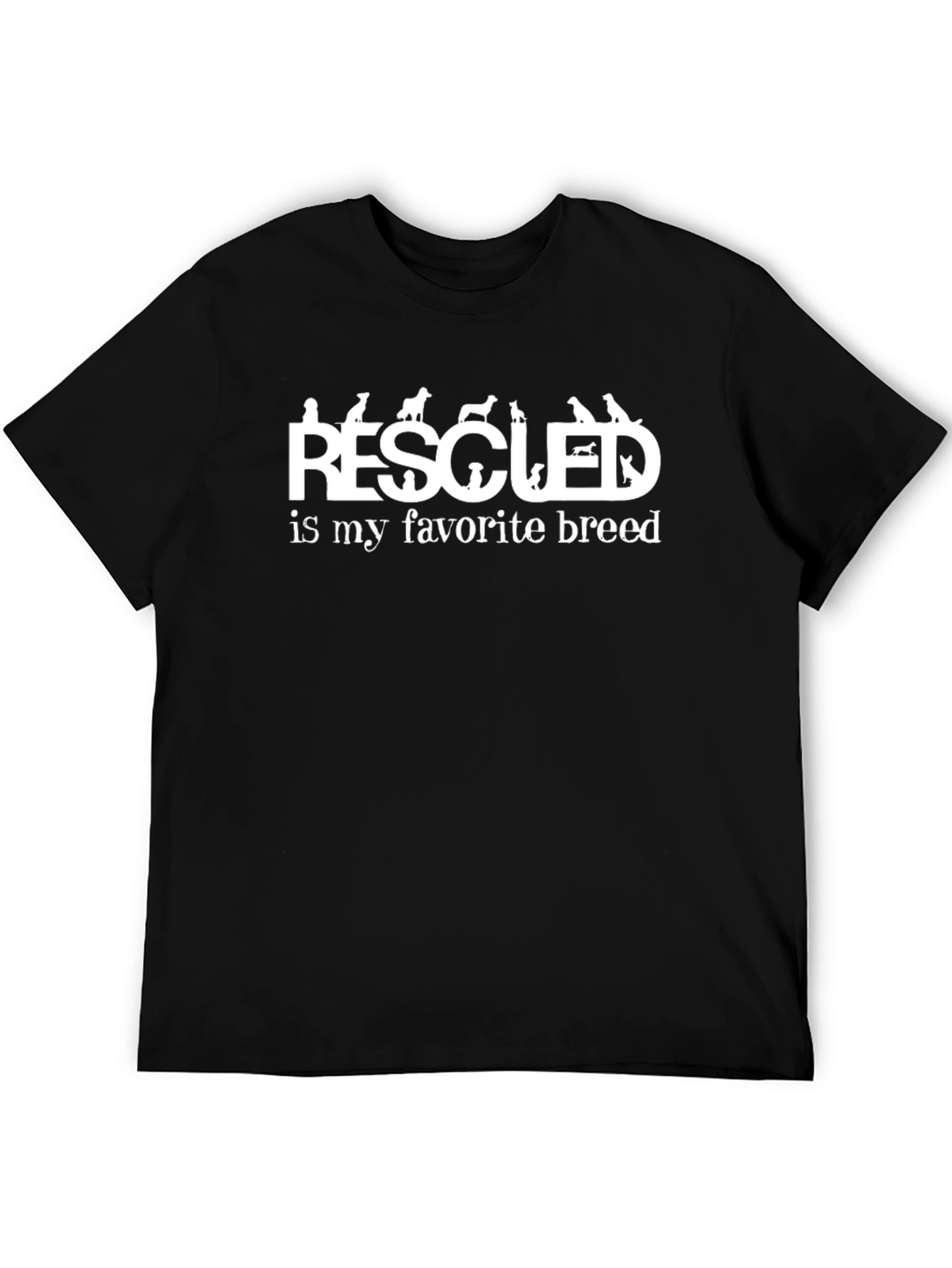 Rescued is My Favorite Breed Dog Lover T-Shirt