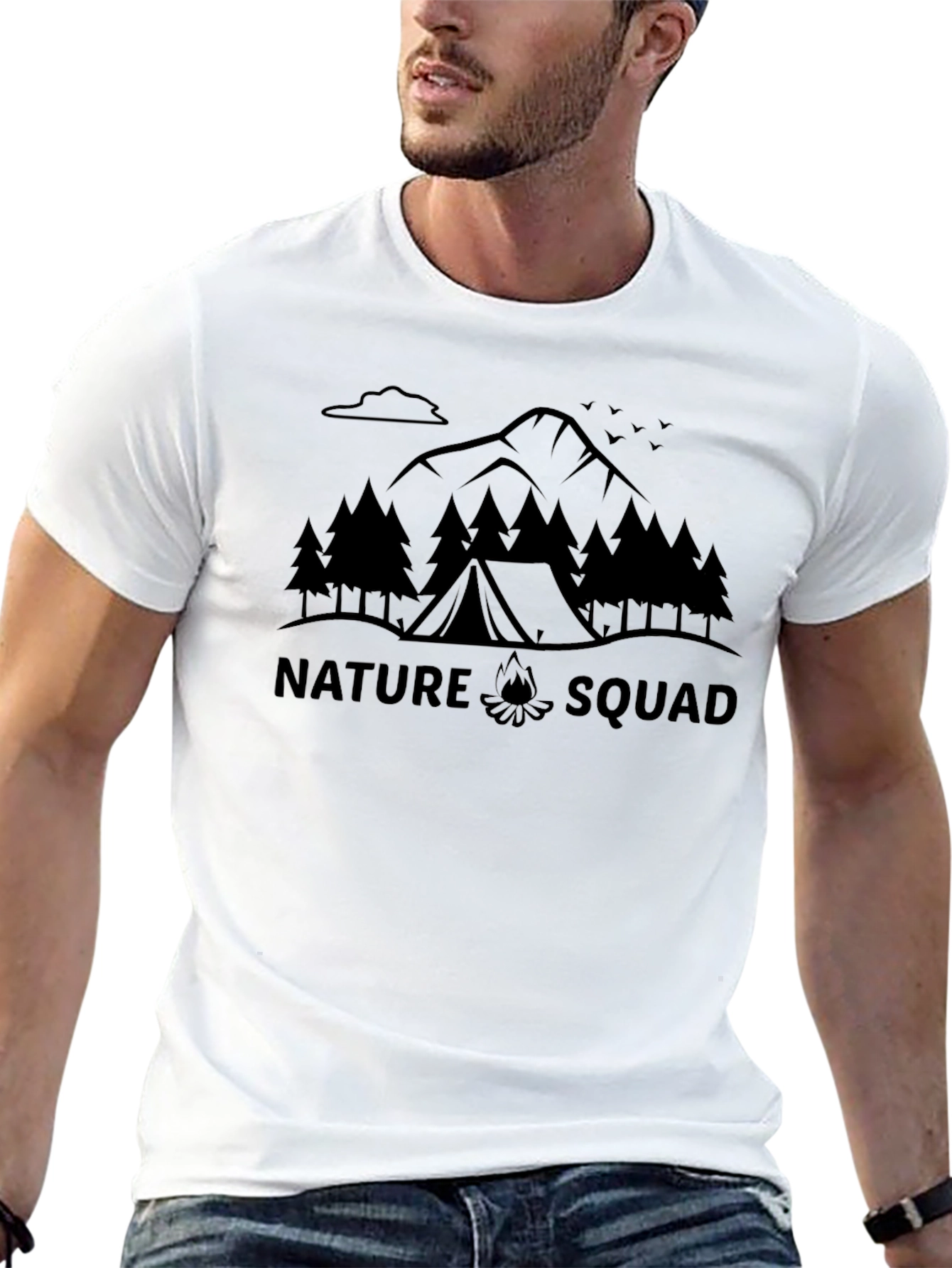 Nature Squad Graphic Tee - Outdoor Adventure Shirt