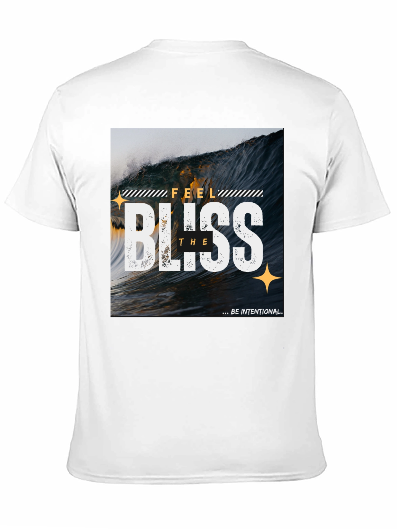 Feel the Bliss Graphic T-Shirt - Black