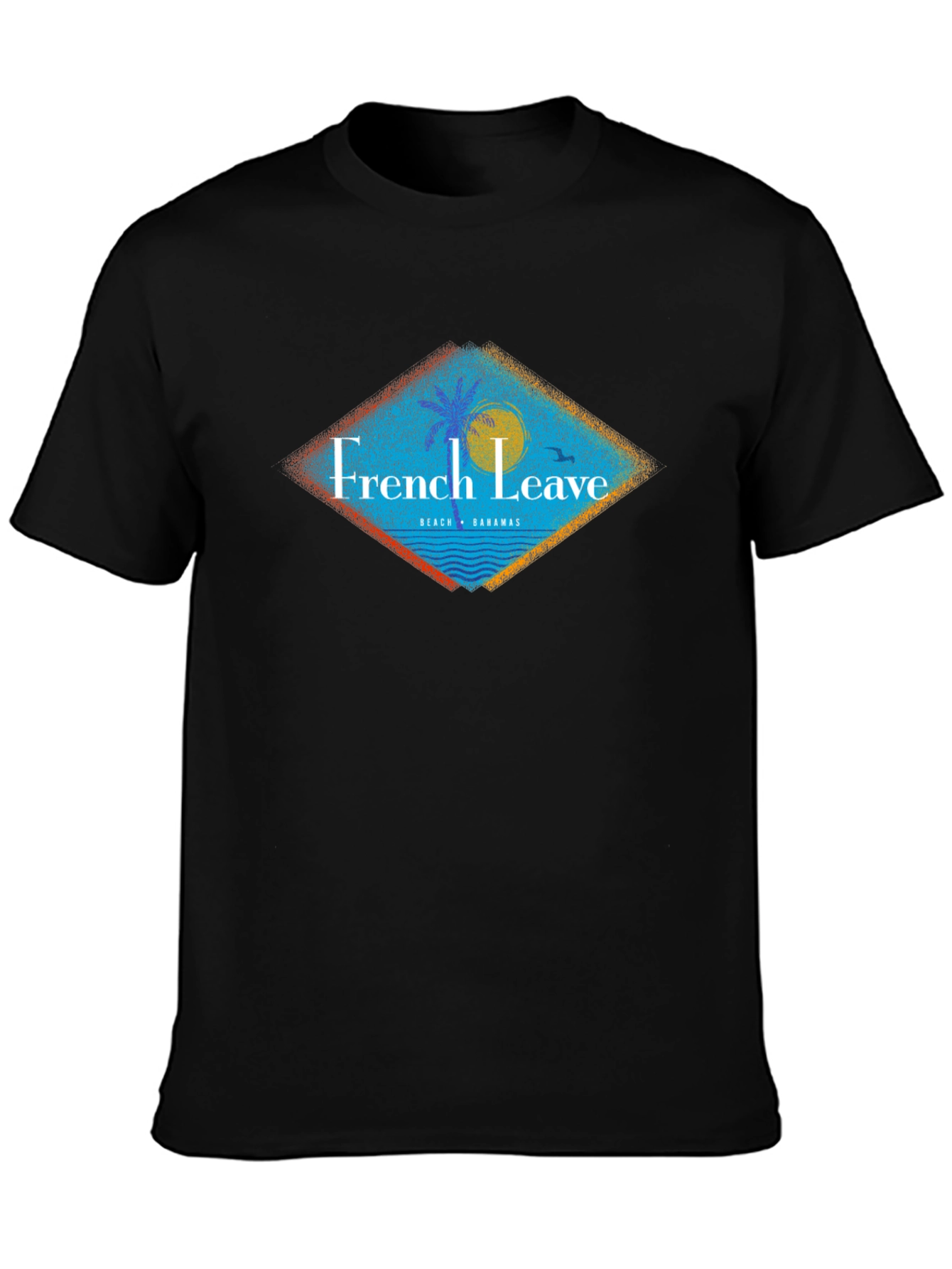 French Leave Beach Bahamas Graphic T-Shirt