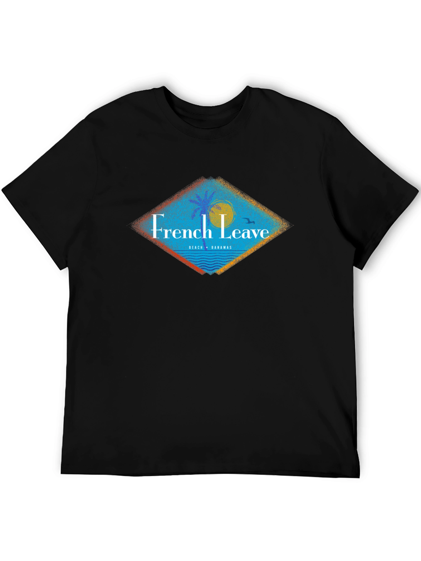 French Leave Beach Bahamas Graphic T-Shirt