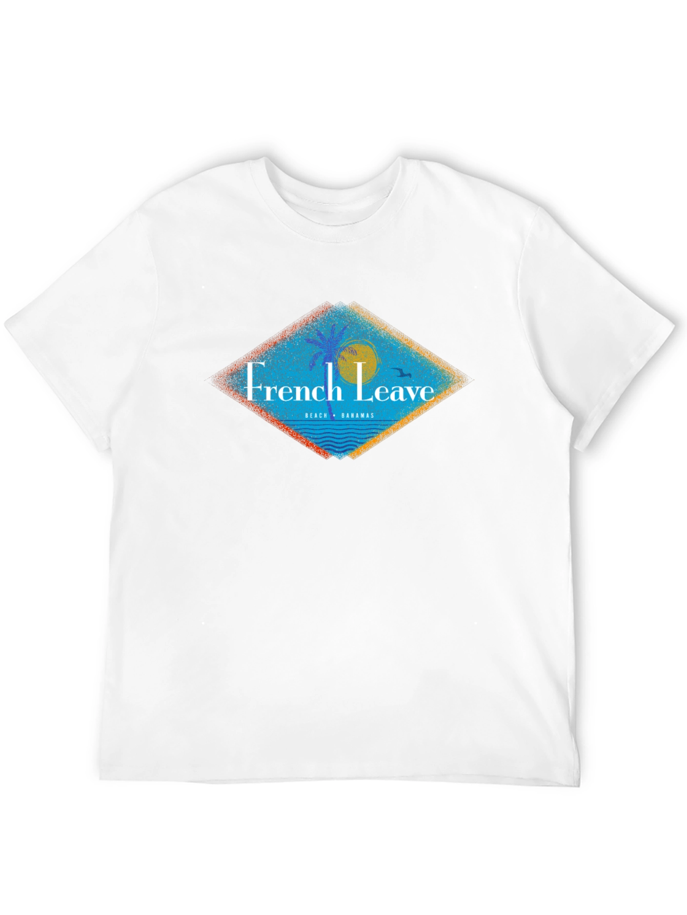 French Leave Beach Bahamas Graphic T-Shirt