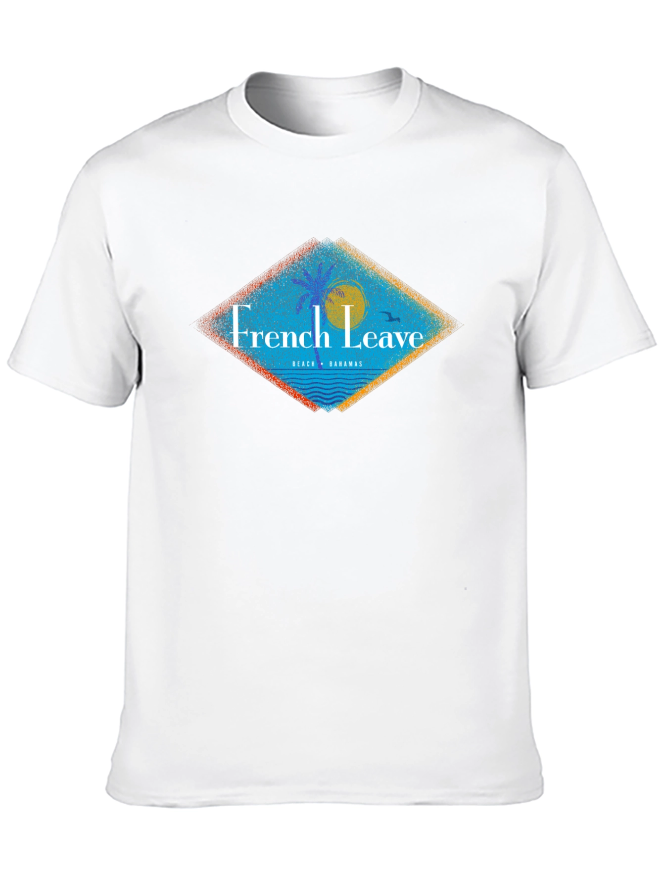 French Leave Beach Bahamas Graphic T-Shirt