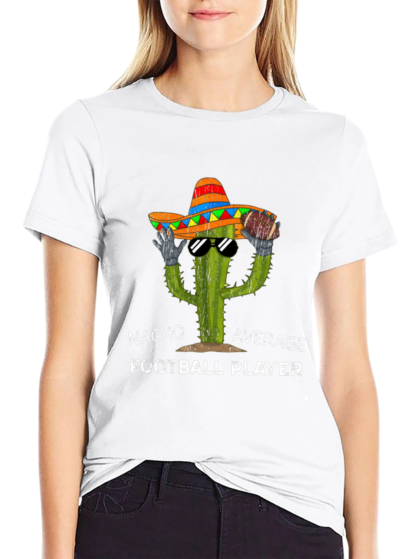 Nacho Average Football Player T-Shirt