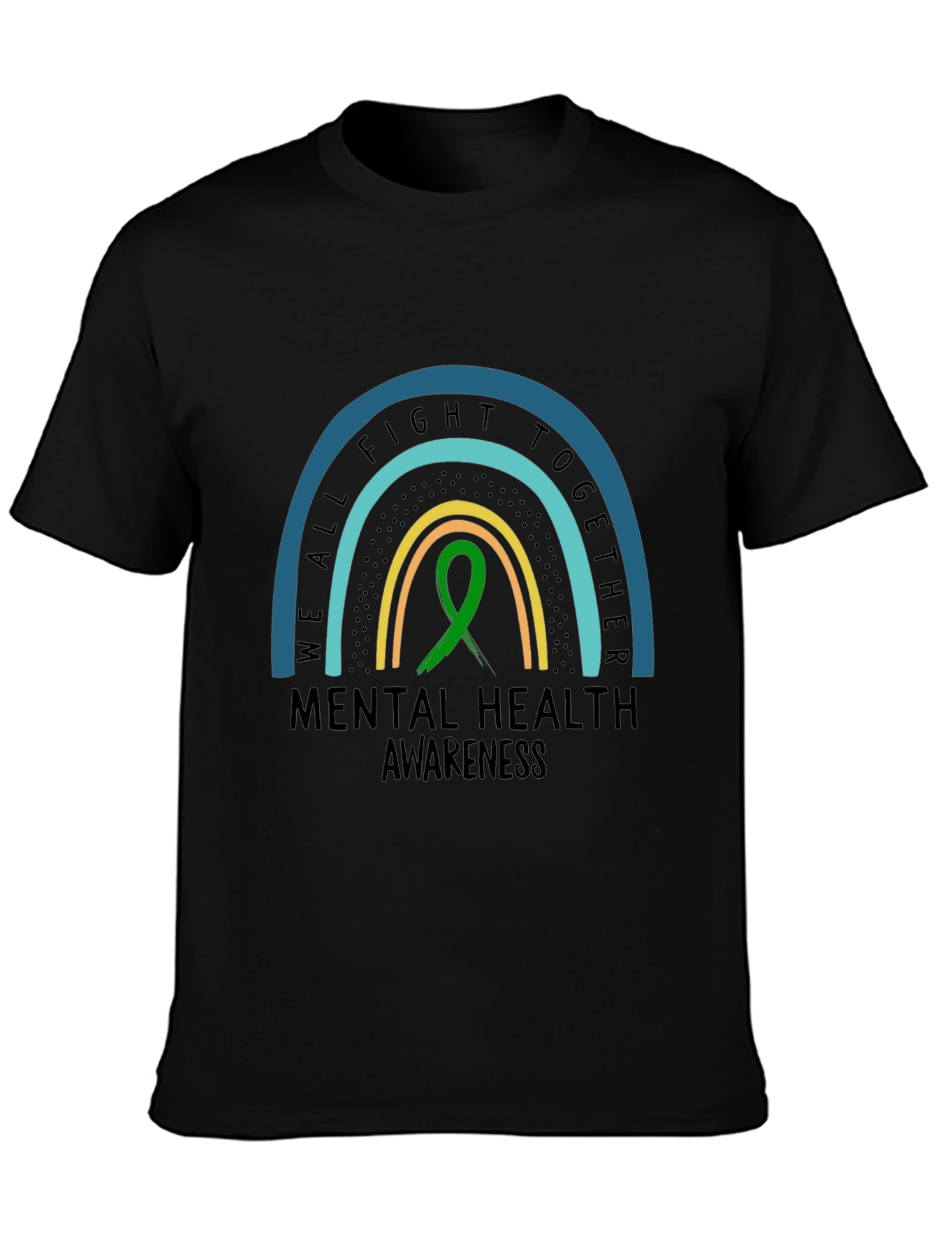 Mental Health Awareness Rainbow T-Shirt