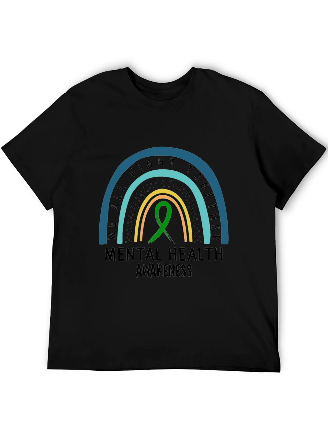 Mental Health Awareness Rainbow T-Shirt
