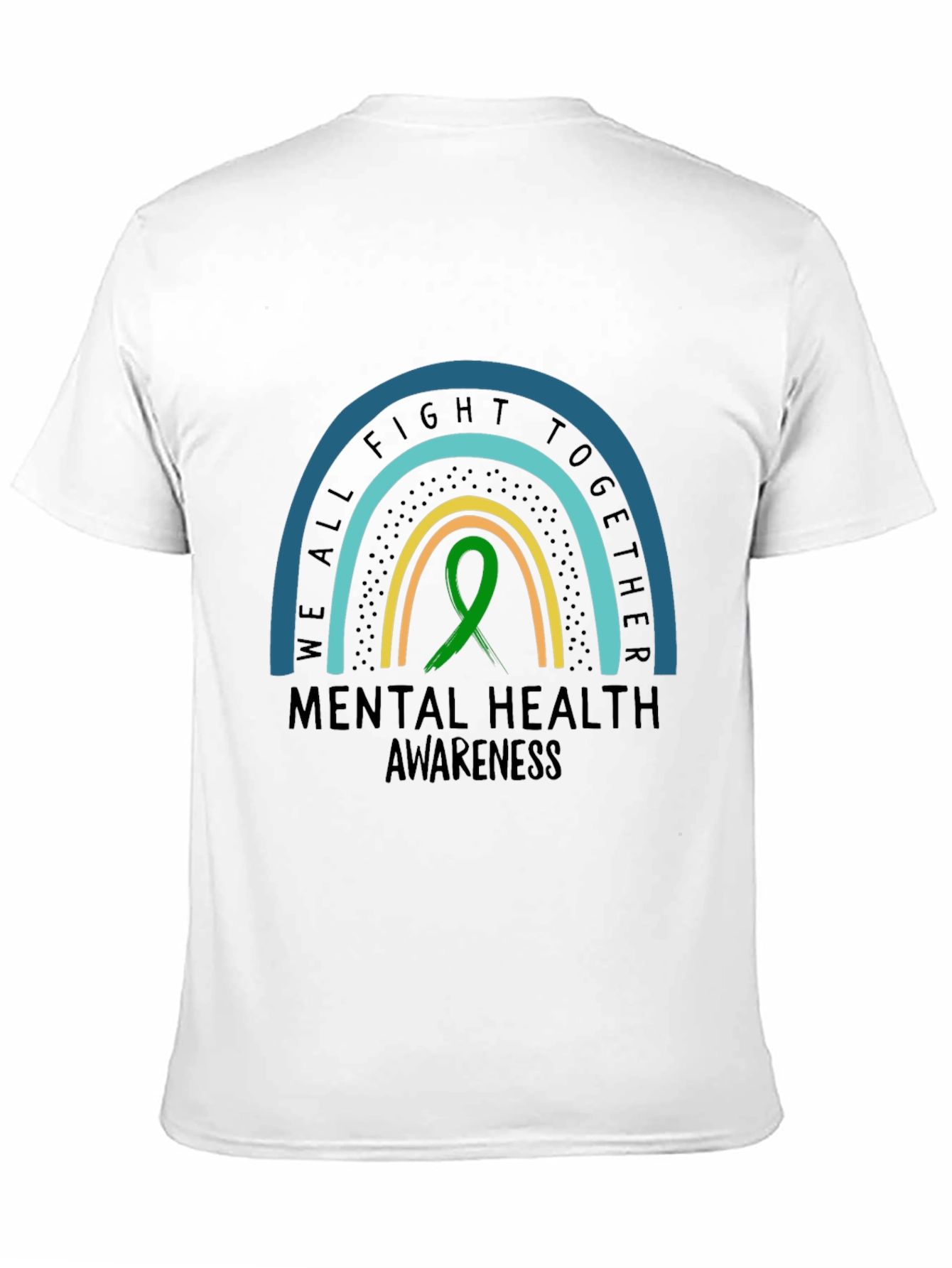 Mental Health Awareness Rainbow T-Shirt