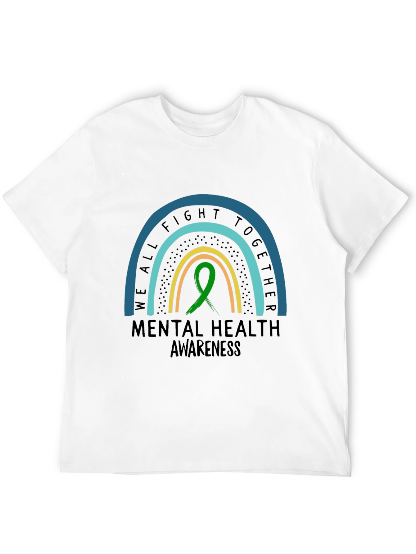 Mental Health Awareness Rainbow T-Shirt