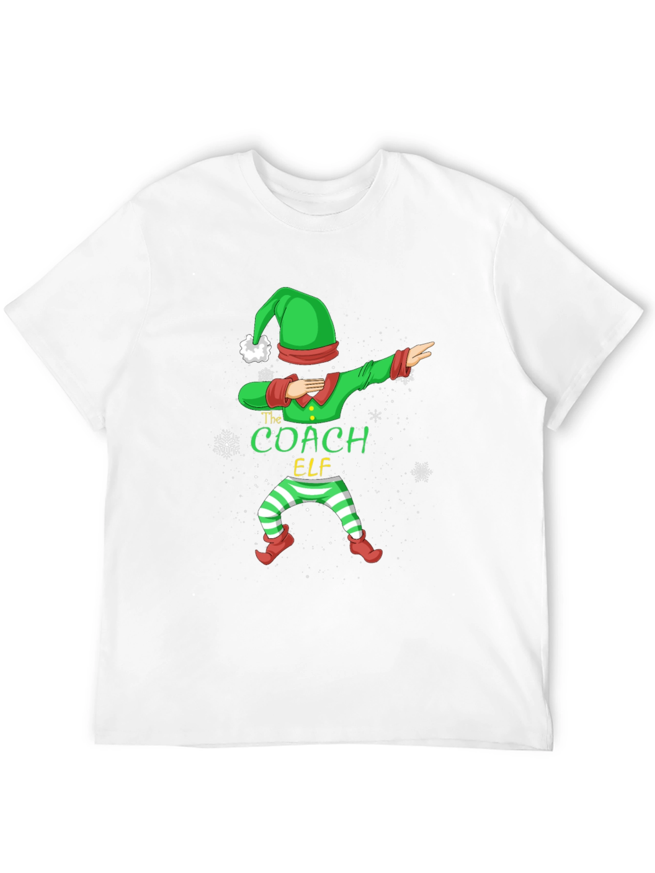 The Coach Elf T-Shirt - Holiday Dabbing Design