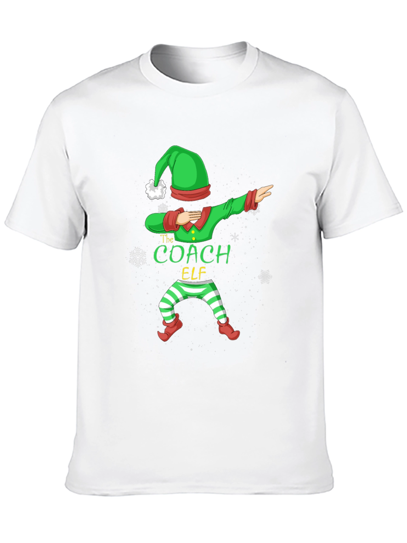 The Coach Elf T-Shirt - Holiday Dabbing Design
