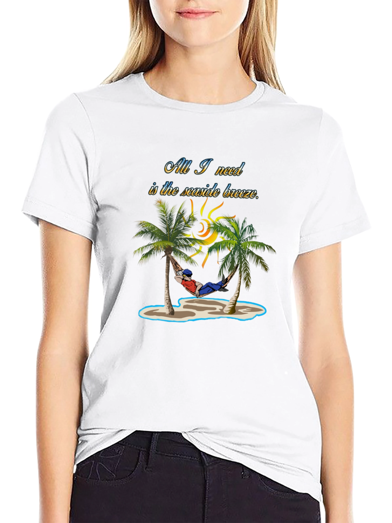 Seaside Breeze Graphic T-Shirt