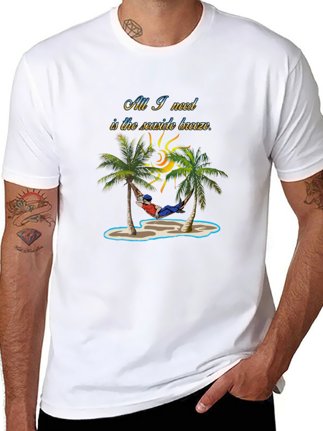 Seaside Breeze Graphic T-Shirt
