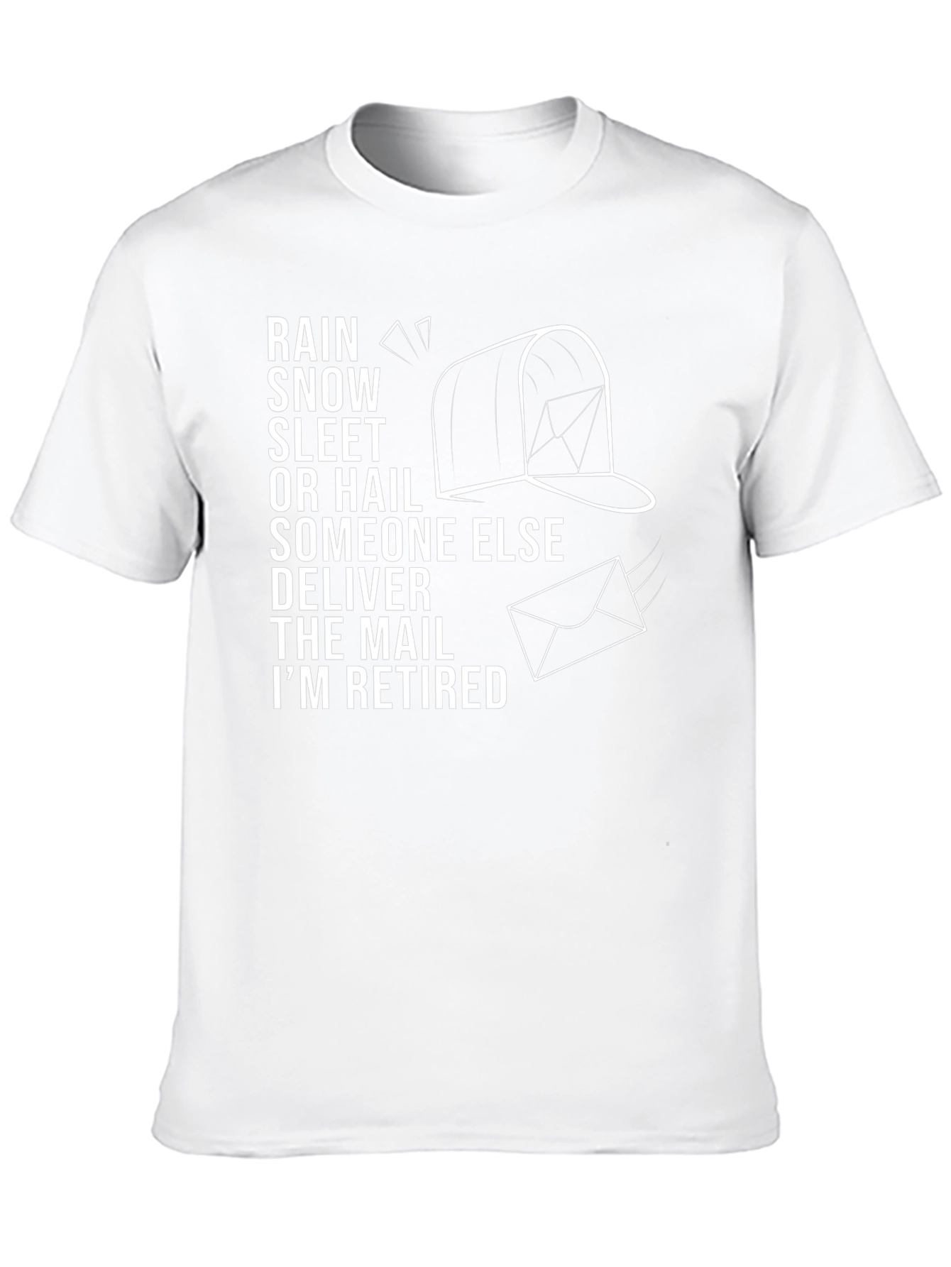 Retired Mail Carrier T-Shirt - Funny Postman Gift