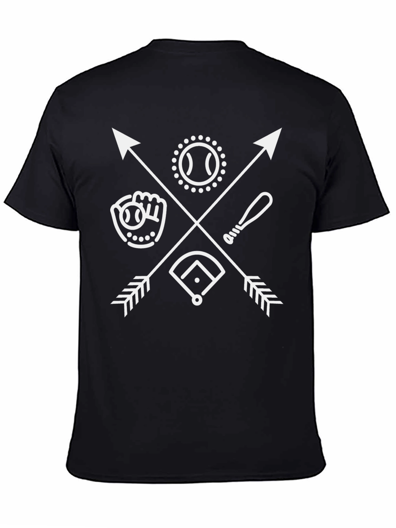 Baseball Arrows Graphic Tee