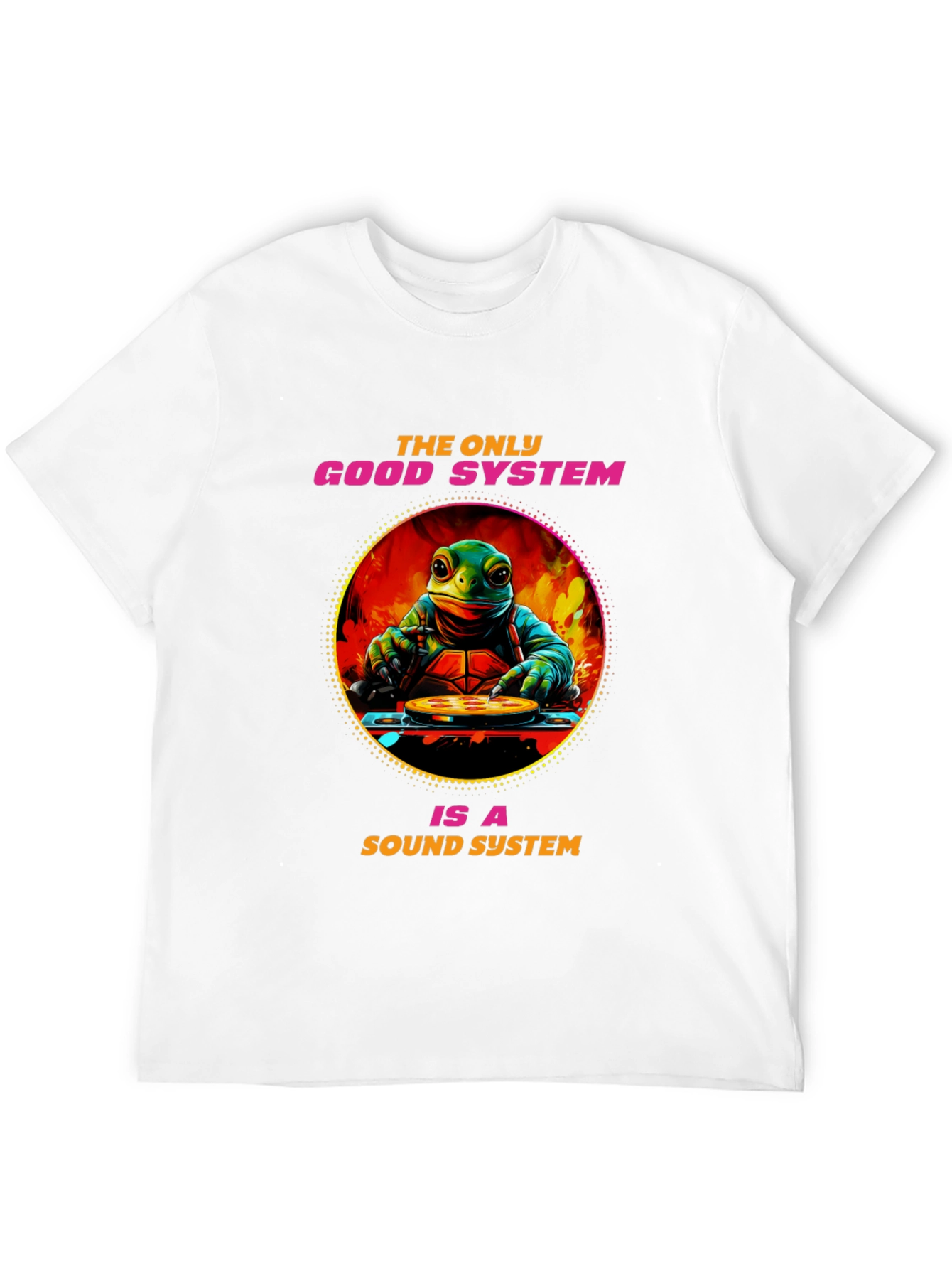 Turtle DJ Sound System Graphic Tee