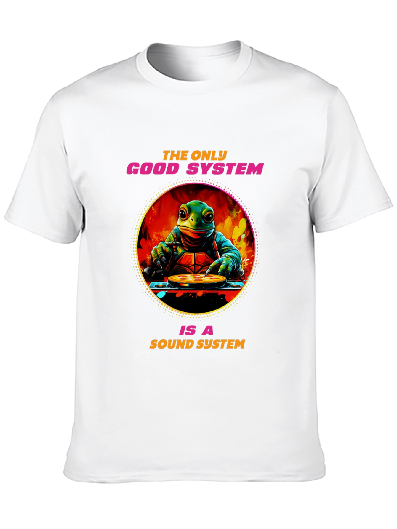 Turtle DJ Sound System Graphic Tee