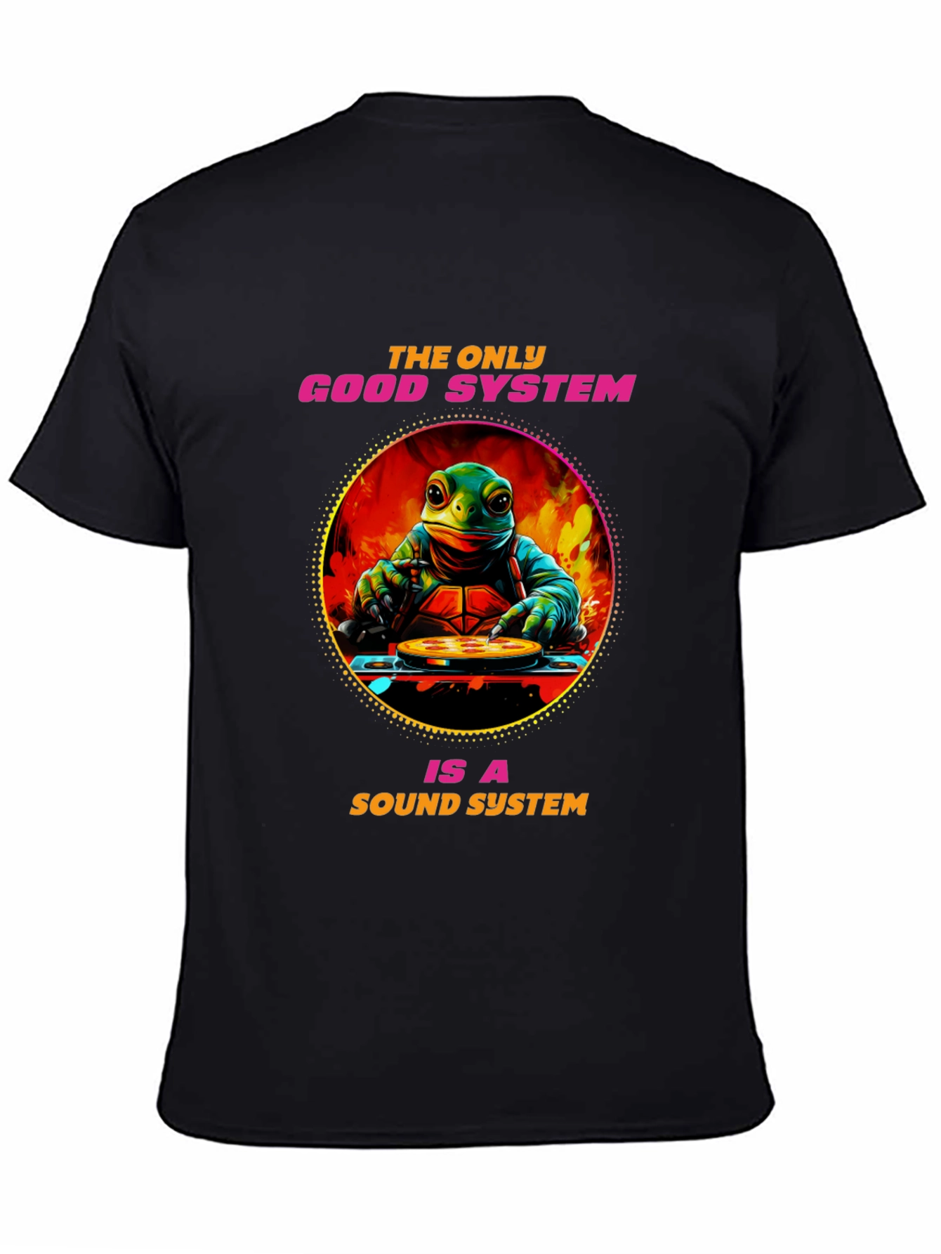 Turtle DJ Sound System Graphic Tee