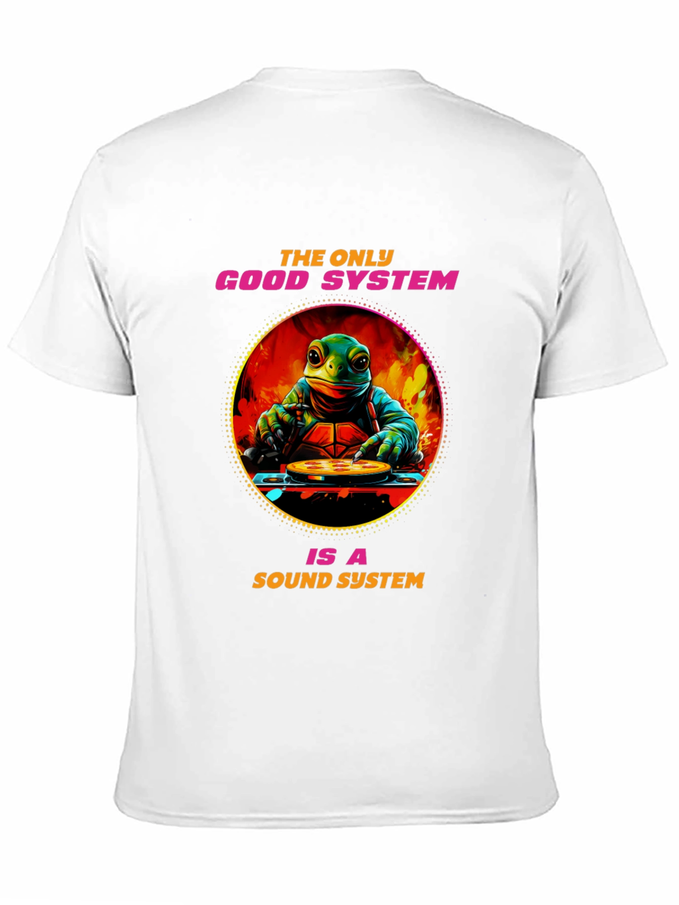 Turtle DJ Sound System Graphic Tee