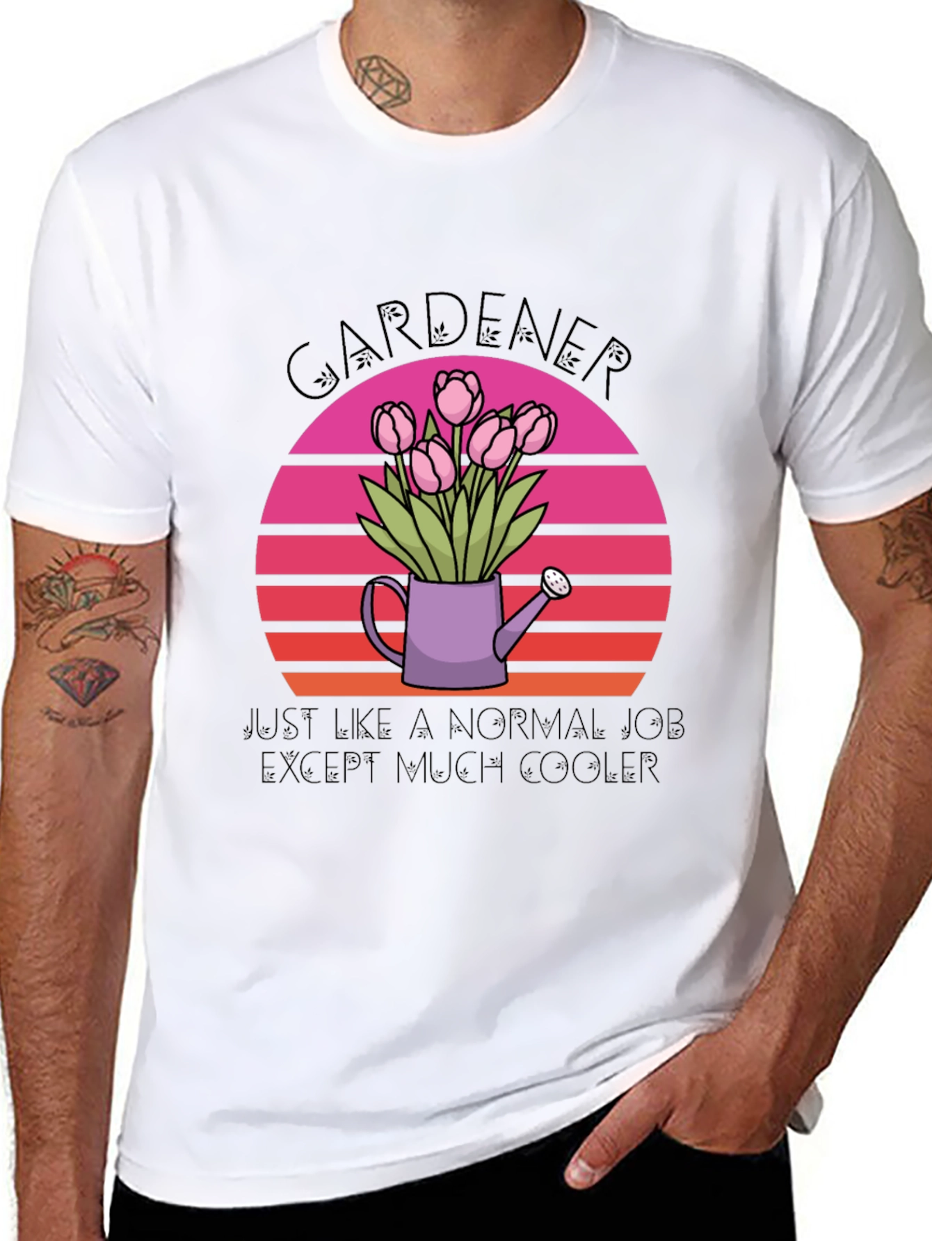 Gardener Cool Job T-Shirt