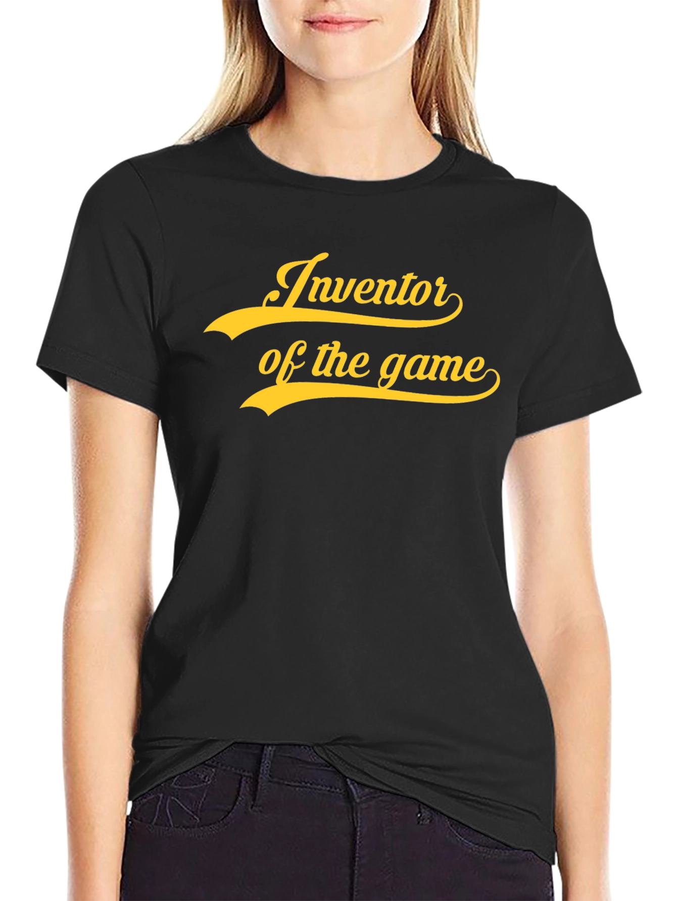 Inventor of the Game Black Graphic Tee