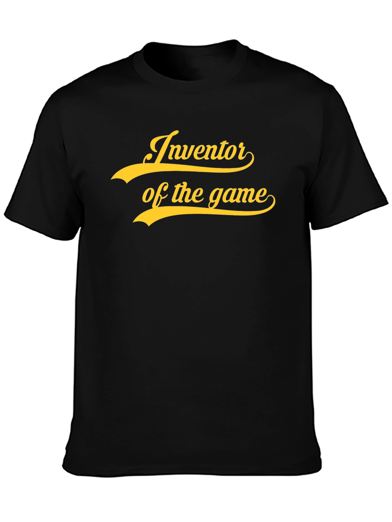 Inventor of the Game Black Graphic Tee