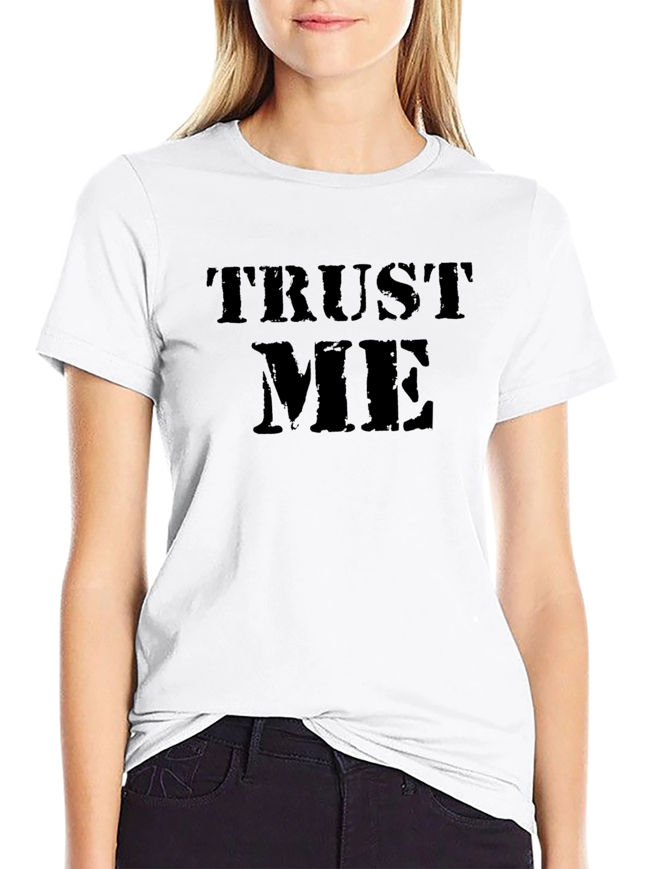 Trust Me Graphic T-Shirt - Classic Black Tee