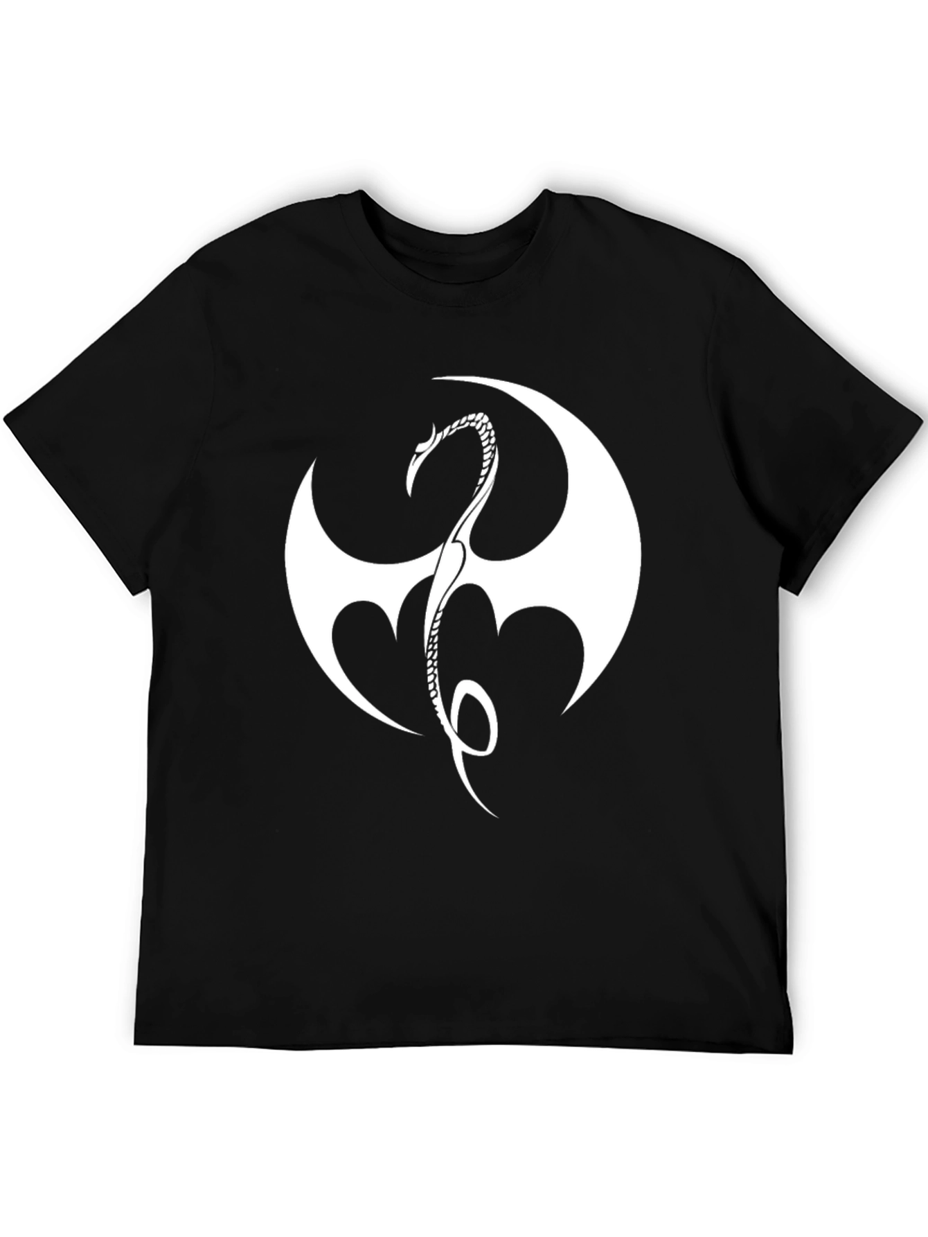 Iron Fist Dragon Logo Black T-Shirt