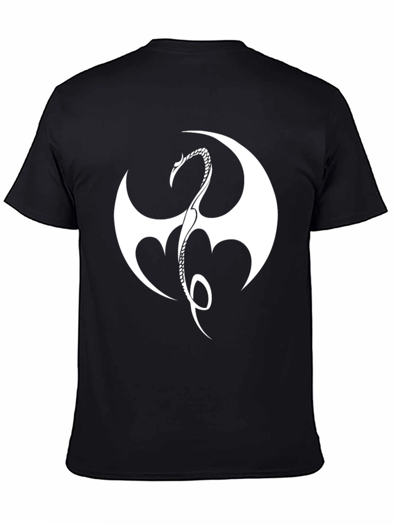 Iron Fist Dragon Logo Black T-Shirt