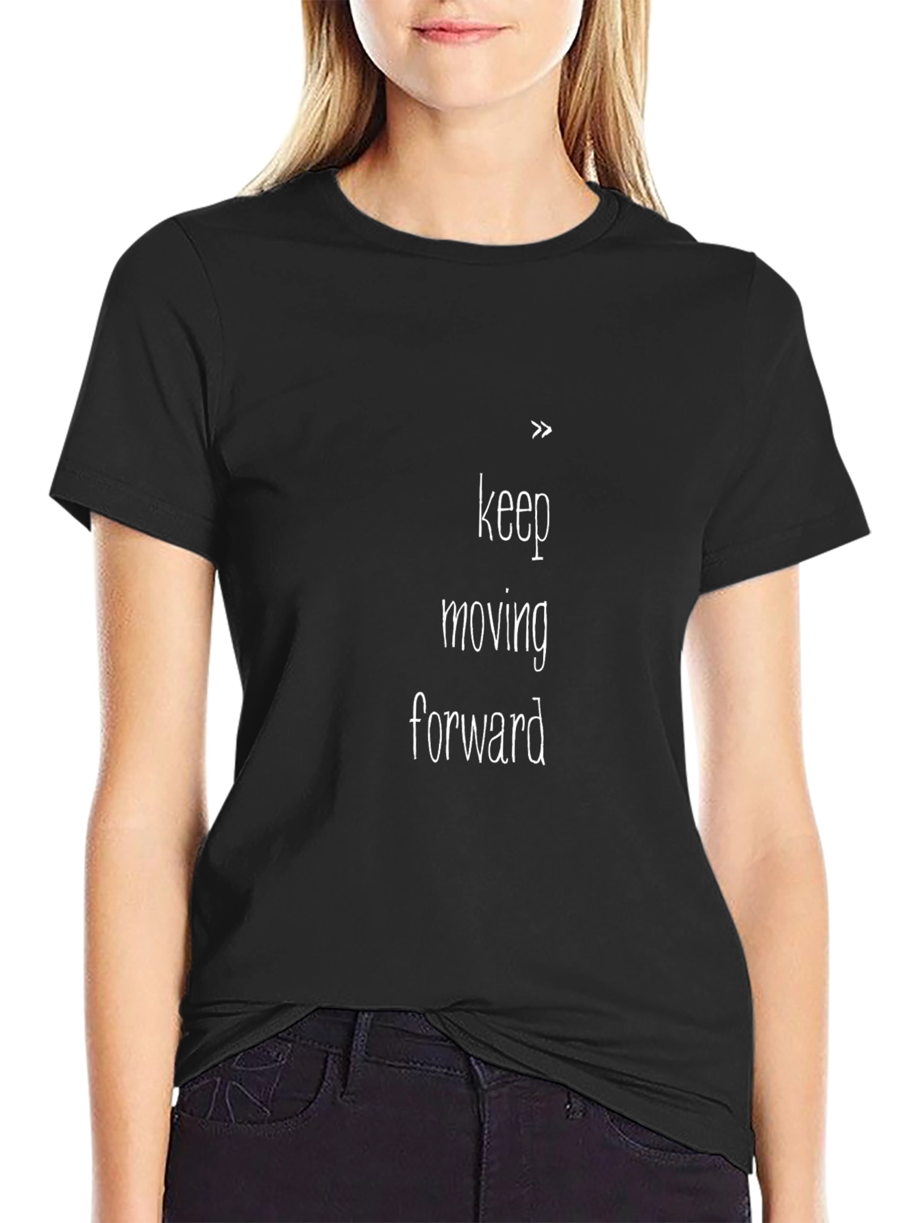 Keep Moving Forward Graphic Tee - Motivational Shirt