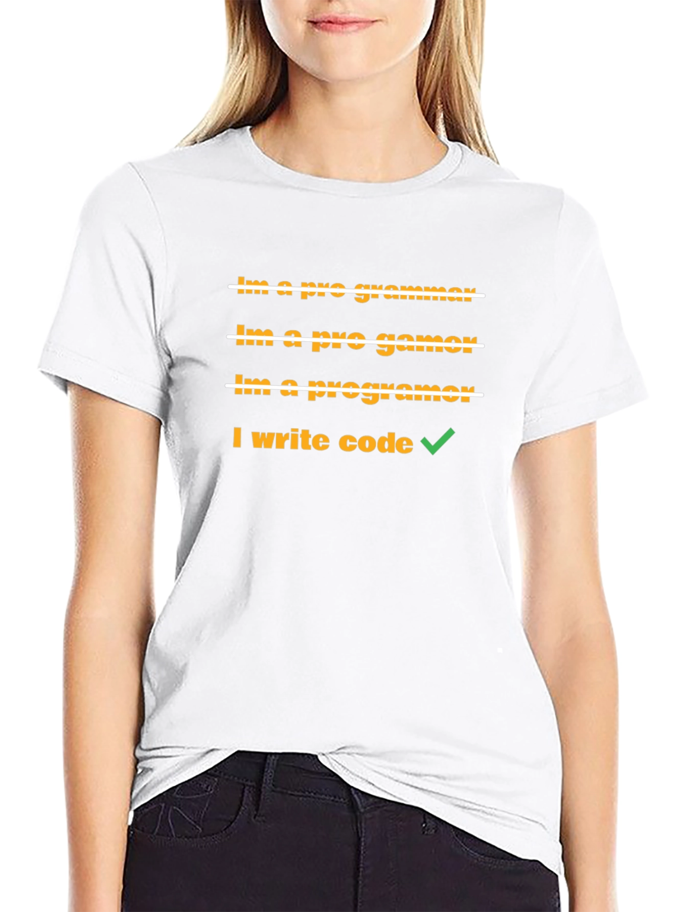 I Write Code Graphic T-Shirt - Programmer Gift