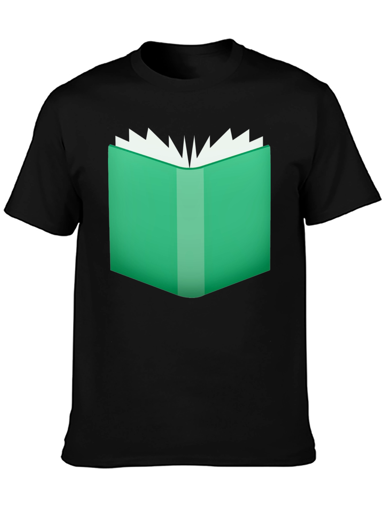 Book Lovers Tee - Open Book Graphic T-Shirt