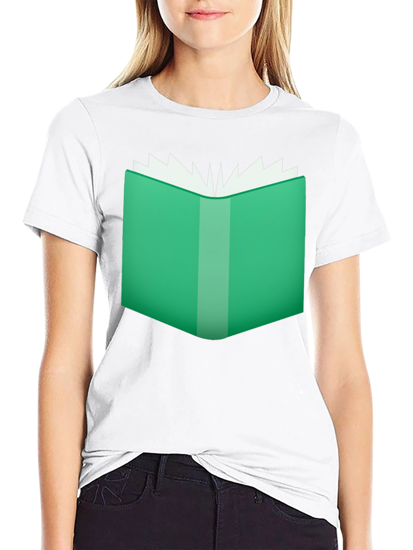 Book Lovers Tee - Open Book Graphic T-Shirt