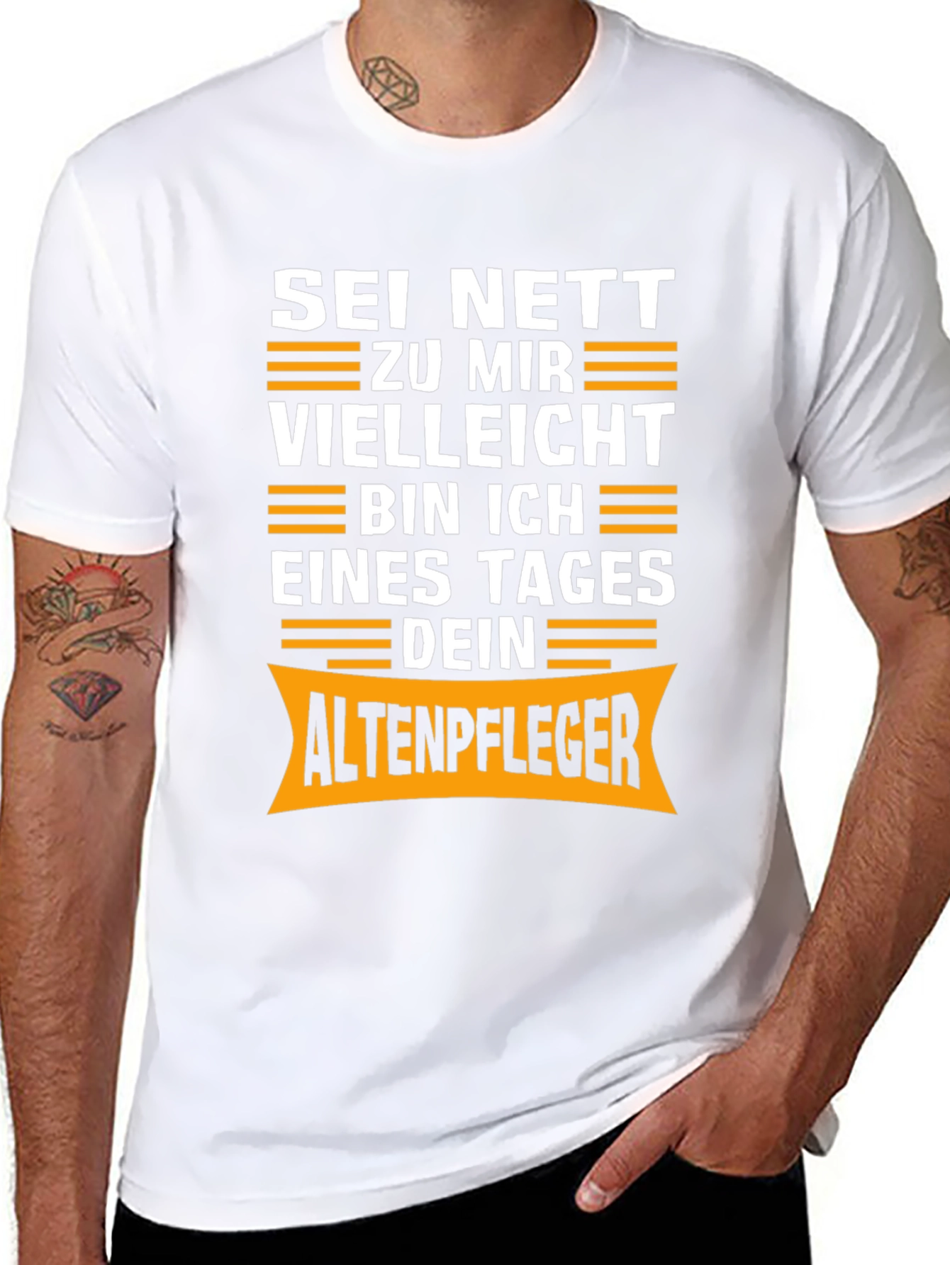 Sei Nett Altenpfleger T-Shirt
