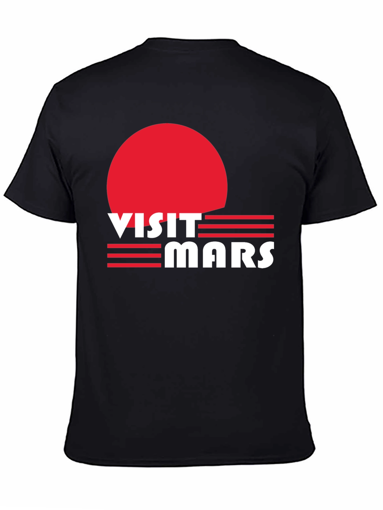 Visit Mars Graphic T-Shirt - Retro Space Tee