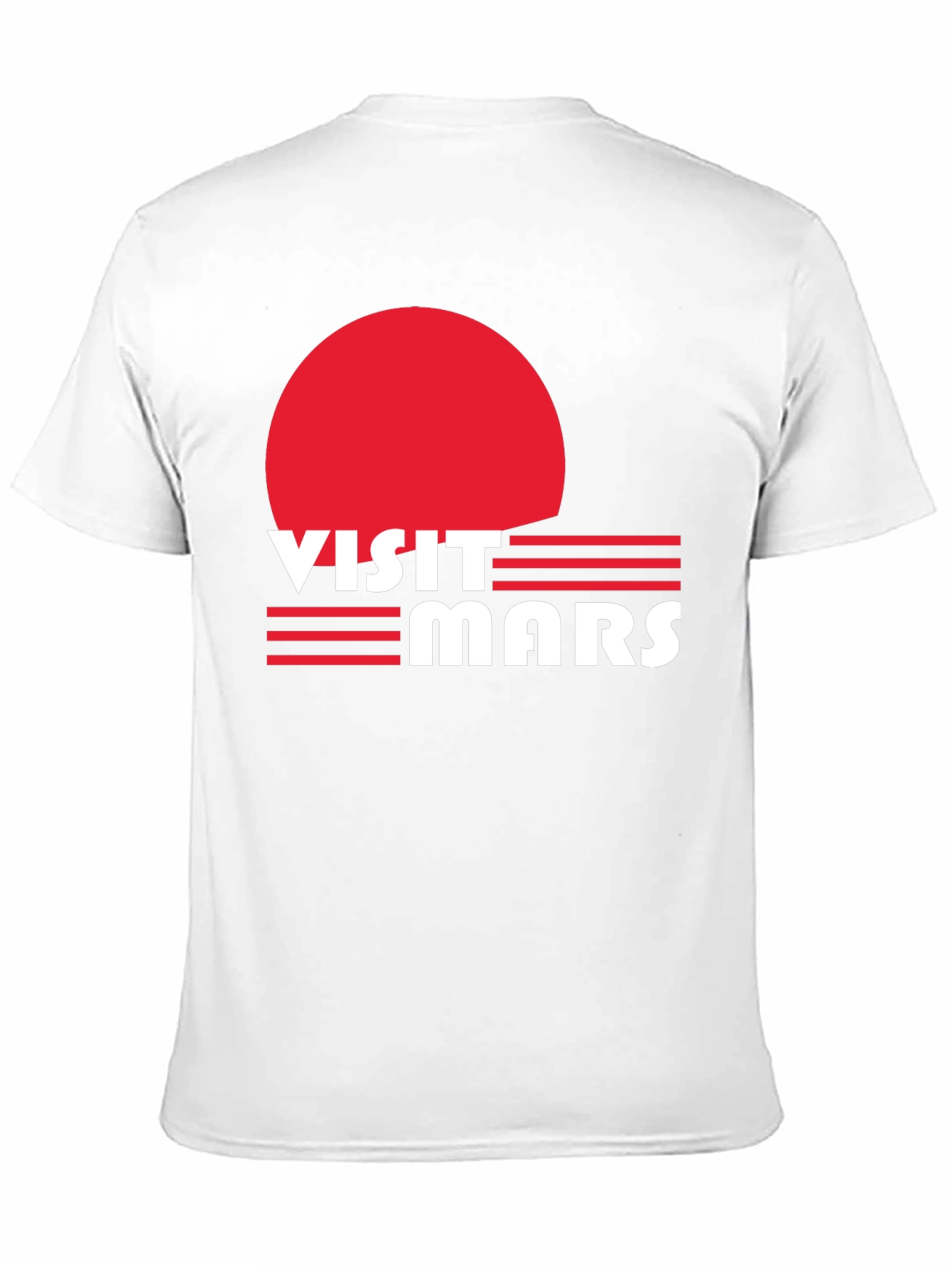 Visit Mars Graphic T-Shirt - Retro Space Tee