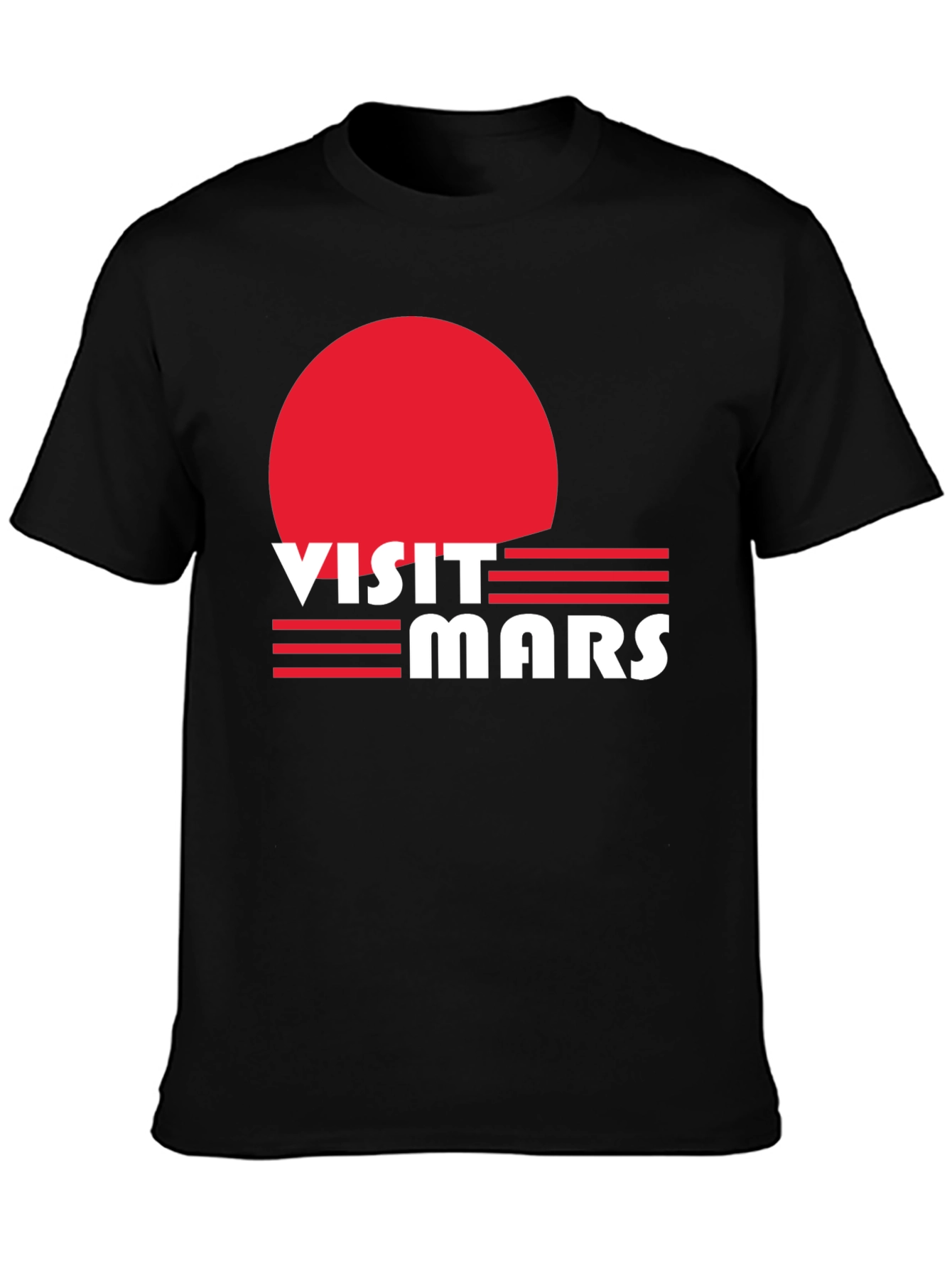 Visit Mars Graphic T-Shirt - Retro Space Tee