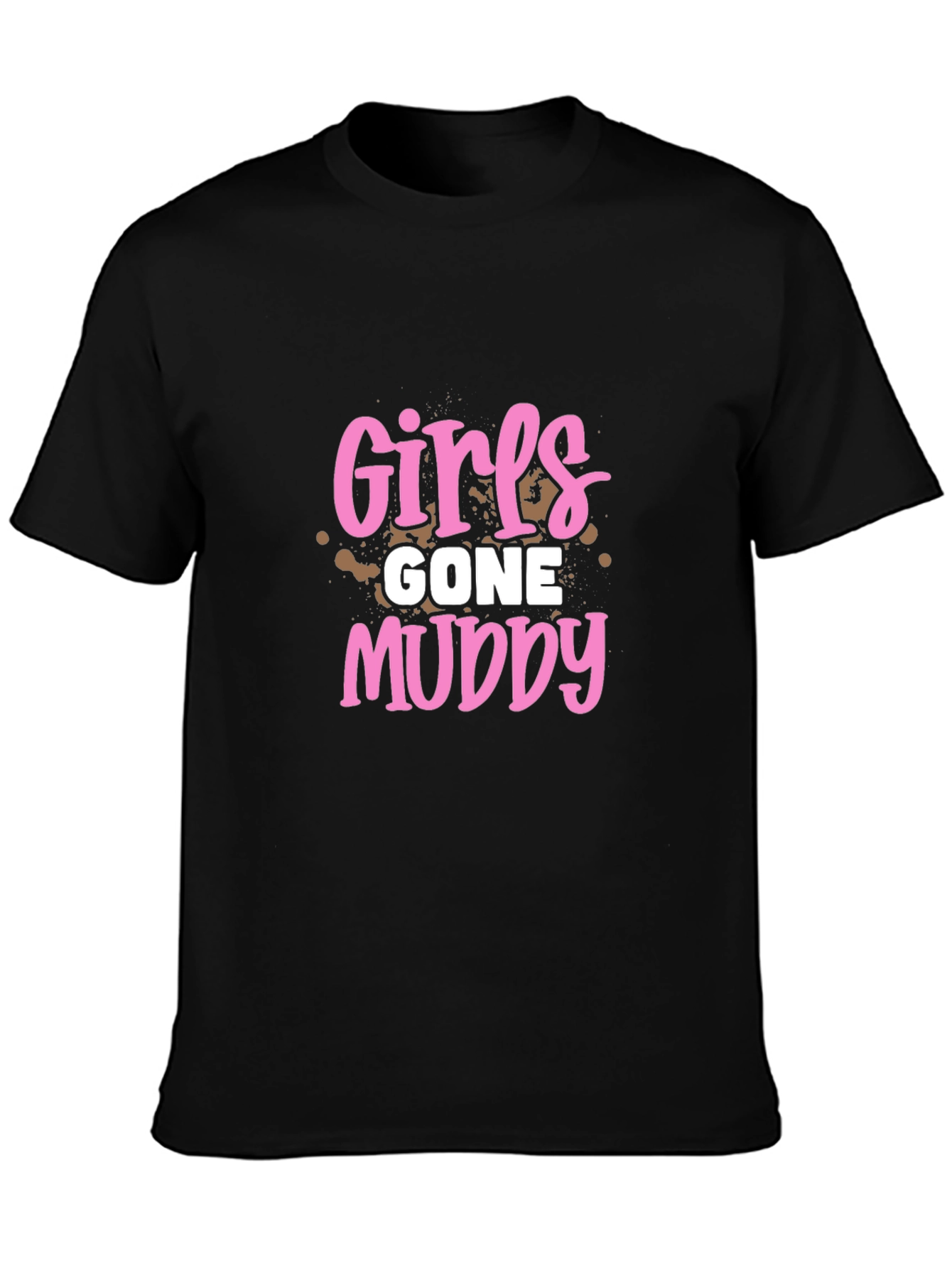Girls Gone Muddy Black T-Shirt