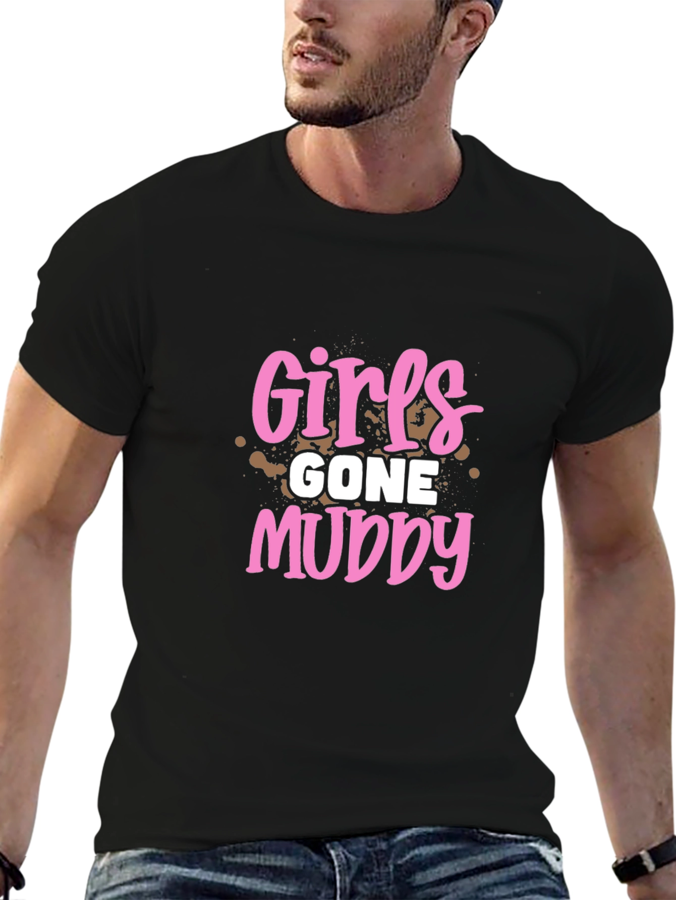 Girls Gone Muddy Black T-Shirt