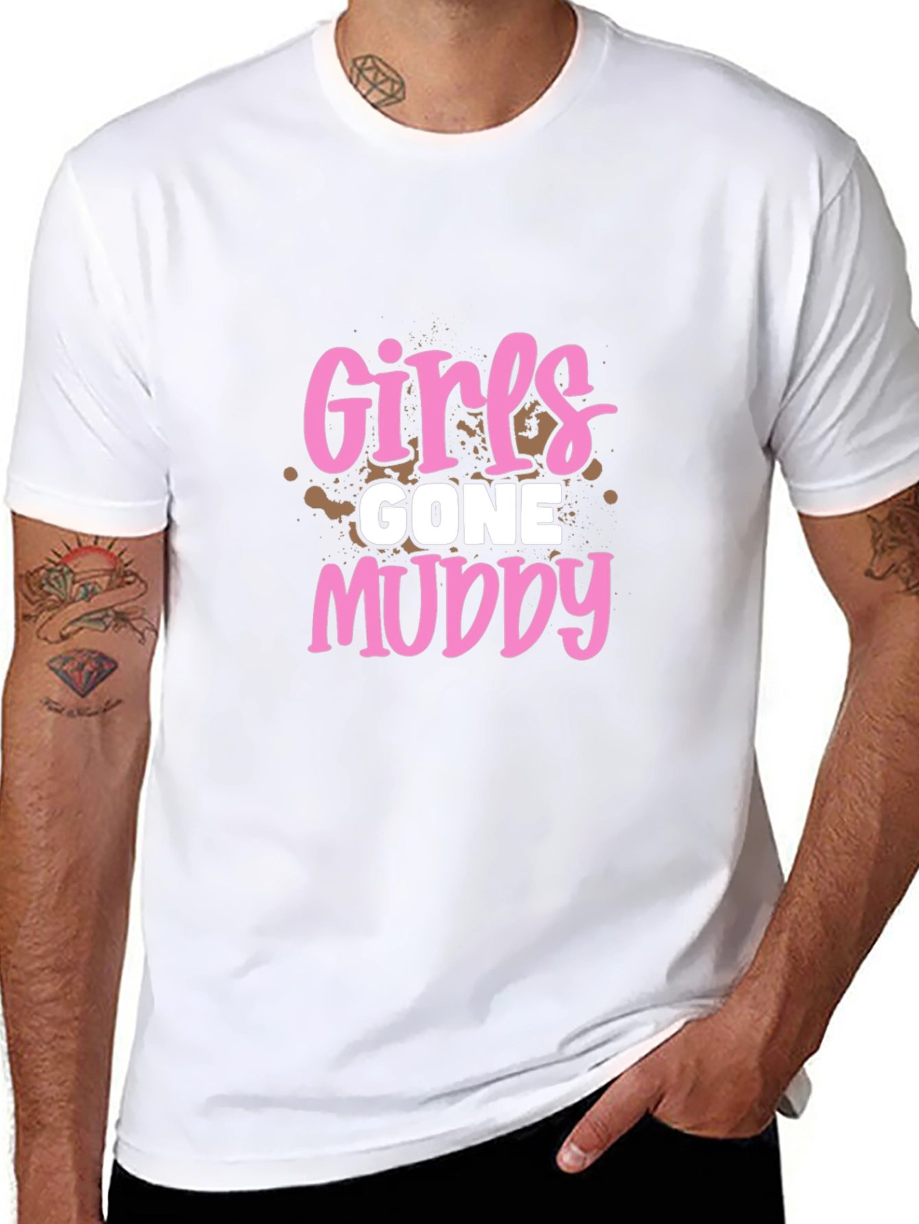 Girls Gone Muddy Black T-Shirt