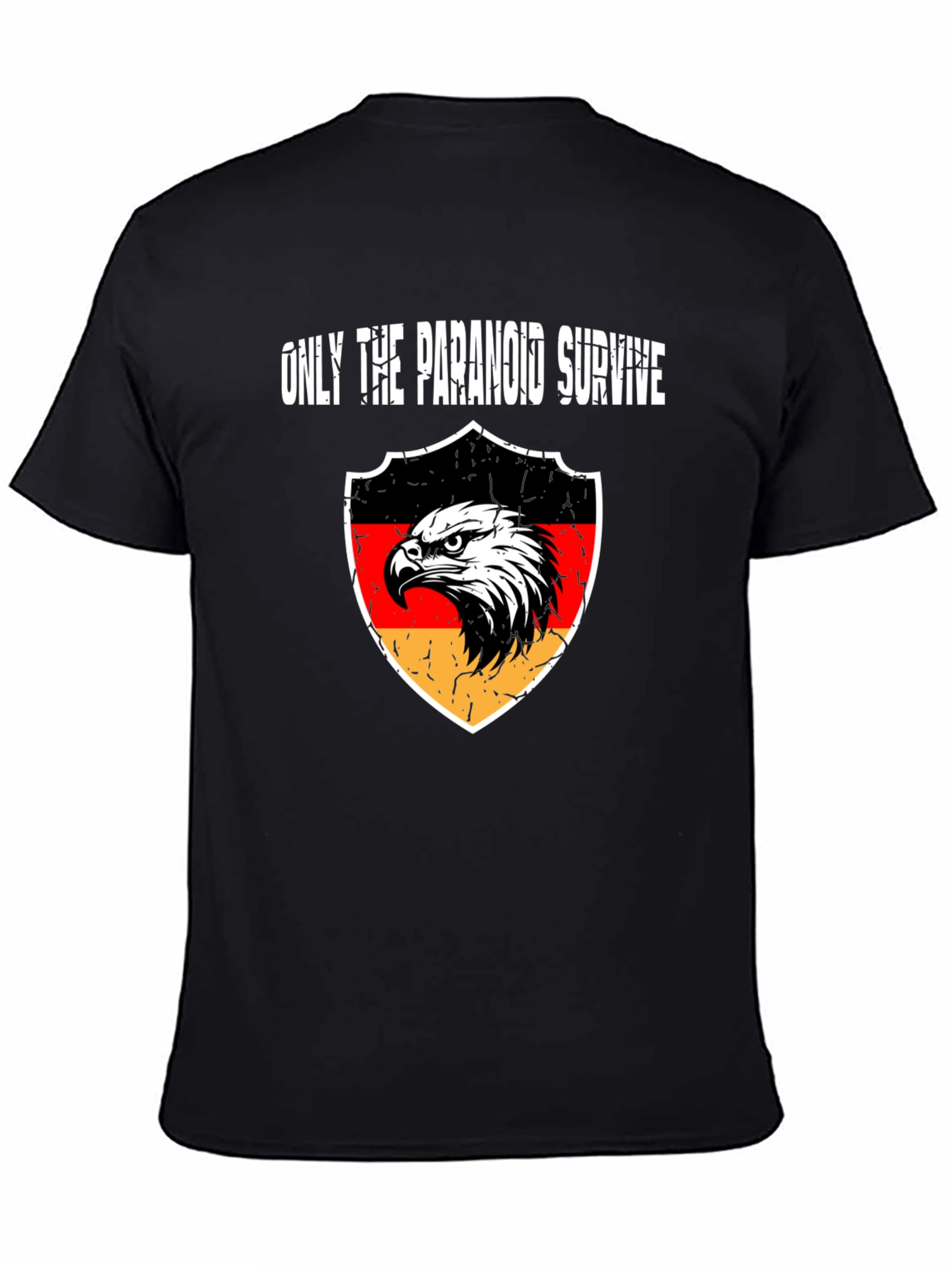 Paranoid Survive Eagle Crest Graphic T-Shirt