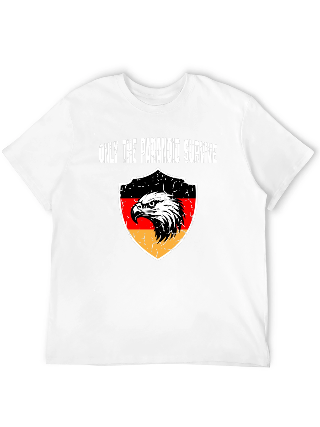 Paranoid Survive Eagle Crest Graphic T-Shirt